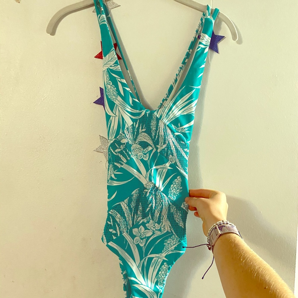 Blue and white Tory Praver one piece never worn